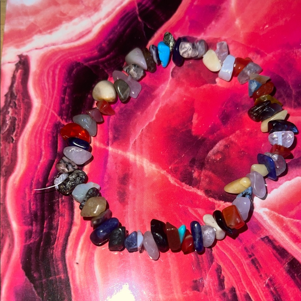 Multicolor Gemstone Beaded Bracelet